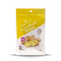 Organic Crystallised Ginger 125g (BB 26 March 2024)