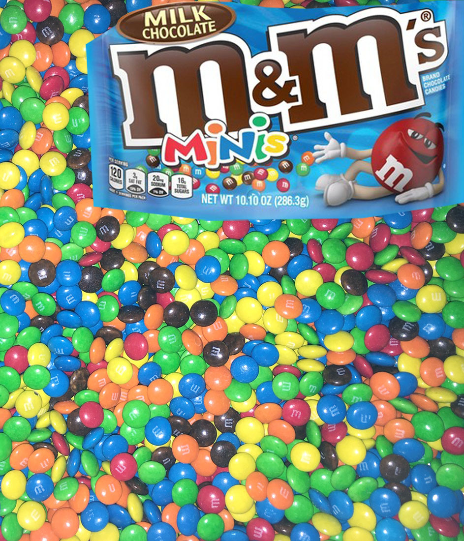 M&M's Minis Choc Buttons 10kg Bulk Carton 