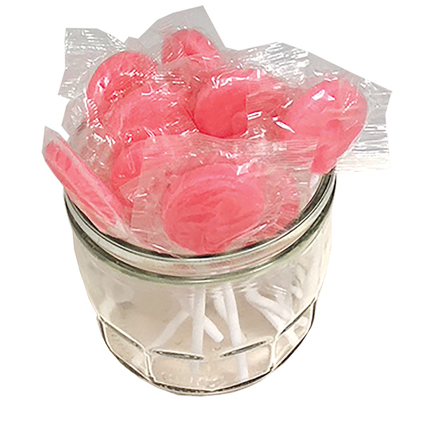 Pink Flat Pops 1kg Bulk Lollies Bag for Lolly Buffet - Lolliland