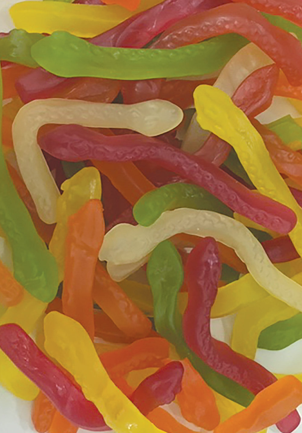 Jelly Snakes 1kg Bulk Lollies Bag for Lolly Buffet - By Fresha