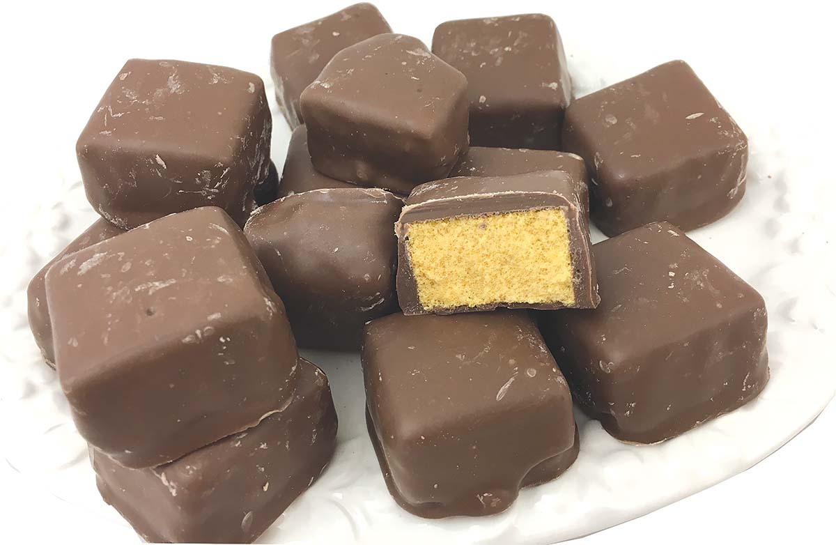 Chocolate Coated Honeycomb Squares 1kg - Menz