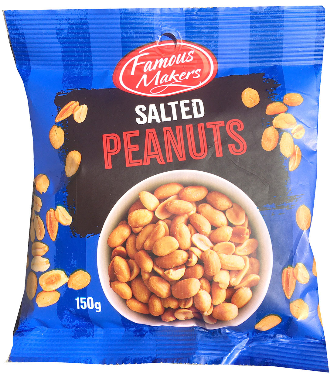 Salted Peanuts - 16 x 150g bags carton