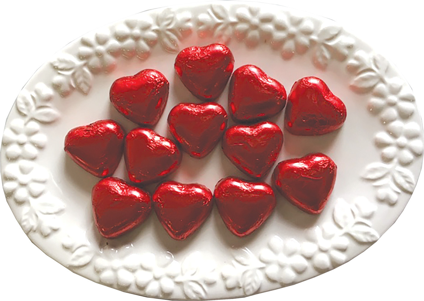 Red Chocolate Hearts 1kg