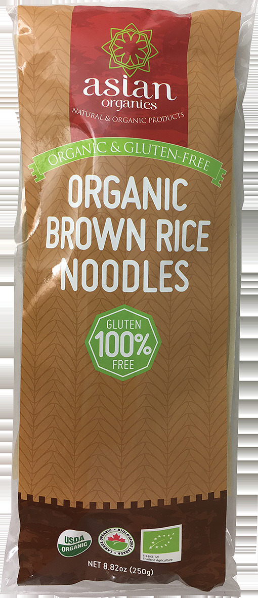 Organic Brown Rice Noodles 250g - Asian Organics BB April 2023