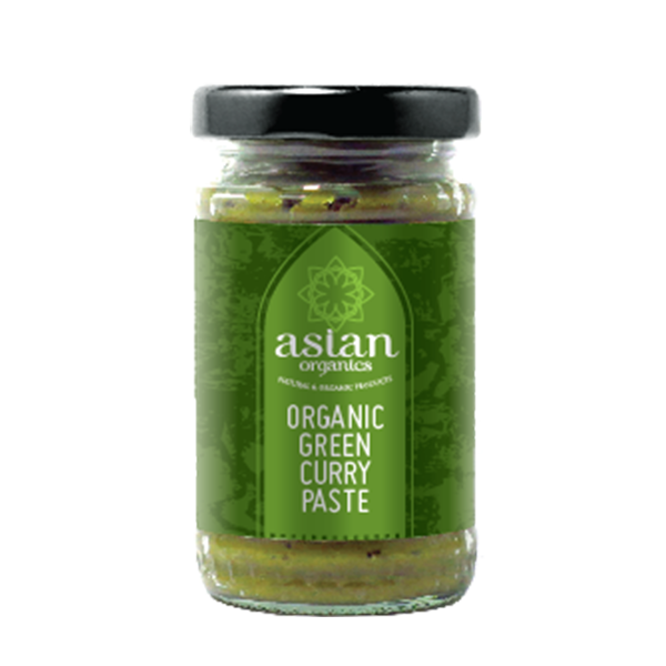 Organic Green Curry Paste 120g - Asian Organics BB Jan 2023