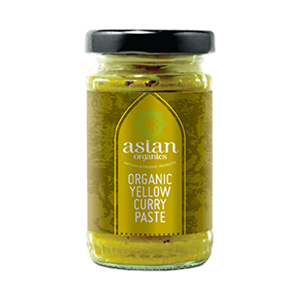 Organic Yellow Curry Paste 120g - Asian Organics BB Jan 2023