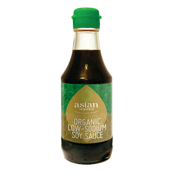 Organic Low Sodium Soy Sauce 600ml - Asian Organics