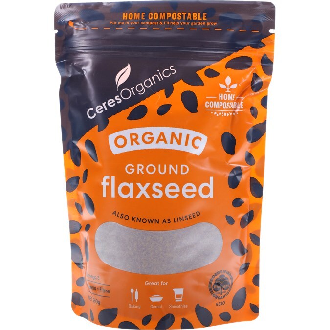 Organic Ground Flaxseed 250g