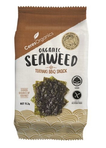 Organic Roasted Seaweed, Teriyaki BBQ Nori Snack 11.3g