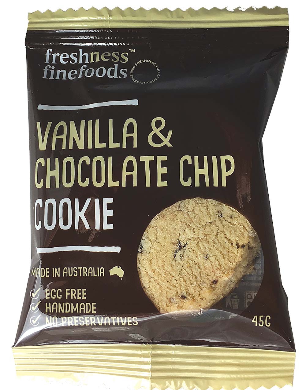 Individually Wrapped Biscuit Choc Chip 45g - Box of 20