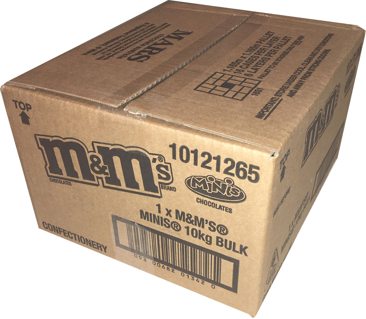 M&M's Minis Choc Buttons 10kg Bulk Carton 