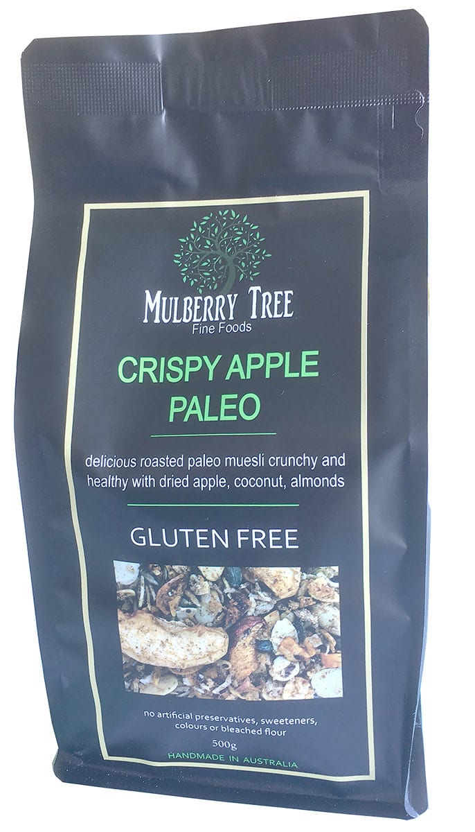 Crispy Apple Paleo - GLUTEN FREE Granola 500g