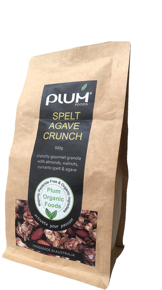 Spelt and Agave Nut Crunch Granola 500g - Plum Foods