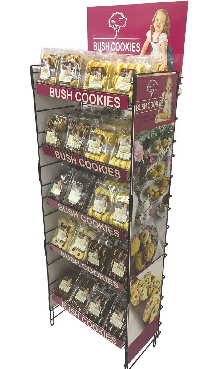 Bush Cookies Retail Display Stand