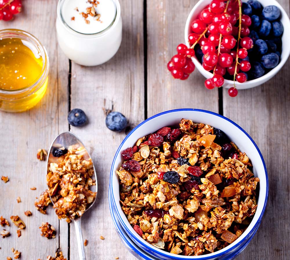 Cranberry crunch granola