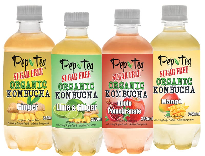 Pep Tea Brand - Organic Kombucha Drinks - Sugar Free
