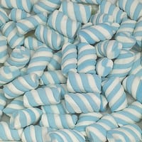 Blue Marshmallow Twists 800g Bulk Lollies Bag - Lolliland