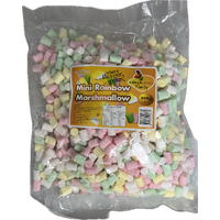 Rainbow Mini Marshmallows 800g - Bulk Lollies