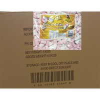 Pink and White Mini Marshmallows 800g -  8 pack Bulk Carton 