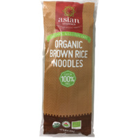 Organic Brown Rice Noodles 250g - Asian Organics BB Jan 2023