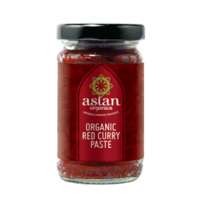 Organic Red Curry Paste 120g - Asian Organics BB Jan 2023