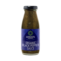 Organic Black Pepper Sauce 200ml - Asian Organics BB Jan 2023