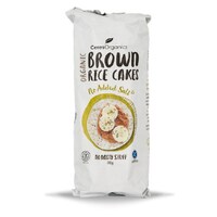 Organic Brown Rice Cakes, No Added Salt 110g 