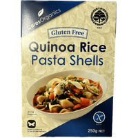 Organic Quinoa Rice Pasta Shells 250g