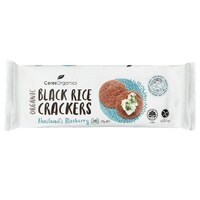 Organic Black Rice Crackers, Original 115g BB January 28,2024