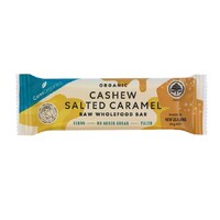 Cashew Salted Caramel Raw Wholefood Bar 50g BB October 2023