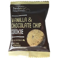 Individually Wrapped Biscuit Choc Chip 45g - Box of 20