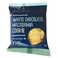 Individually Wrapped Biscuit Macadamia & White Choc  45g - Box of 20