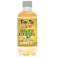Organic Kombucha Tea - Ginger - Sugar Free Drinks - 350ml  Box of 12