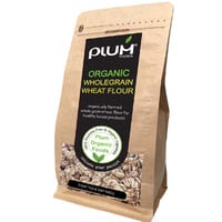 Organic Wholegrain Wheat Flour 1kg - Plum Organic Foods