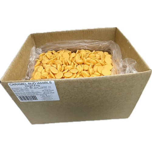 Caramel Bud Whirls 8KG Savor the Buttery Caramel delight with Each Bite