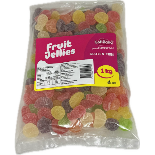 Fruit Jellies Gummy 1kg Gluten Free