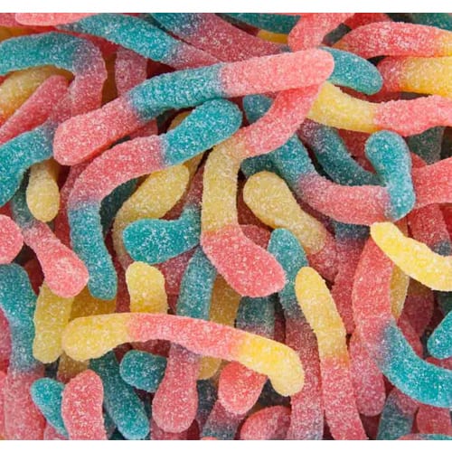 Sour Worms 8kg Bulk Carton - Lolliland