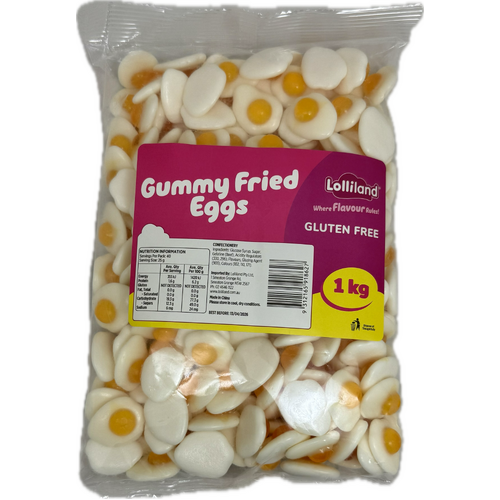 Gummy Fried Eggs 1kg Gluten Free 