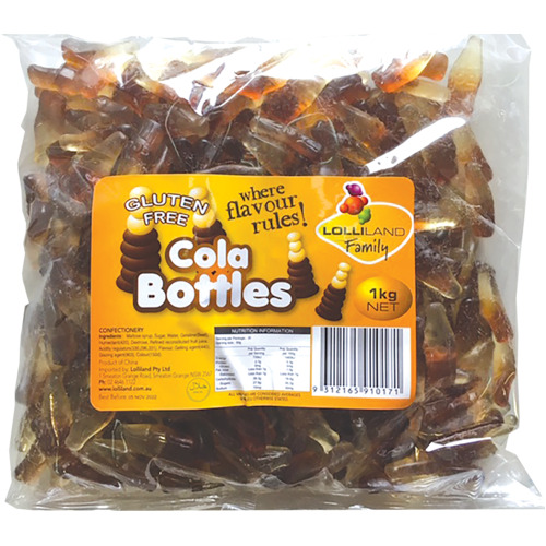 Cola Bottles - Gluten Free 1kg Bulk Lollies 