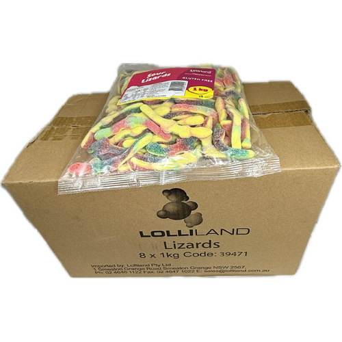 Sour Lizard 8kg Bulk Carton - Lolliland