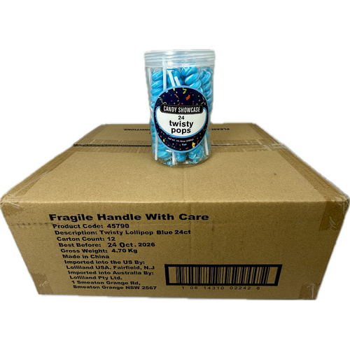 Twist Pop Blue 24Pk 288G - Tub of 24x12g - Carton of 12
