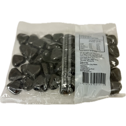 Black Chocolate Hearts 500g