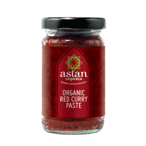 Organic Red Curry Paste 120g - Asian Organics ( BB - Jan 2023 )