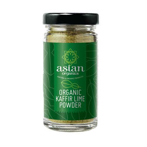 Organic Kaffir Lime Leaves Powder 30g - Asian Organics BB Jan 2023