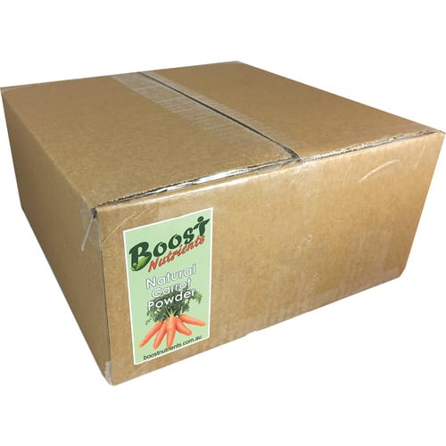 Australian Organic Carrot Vegetable Powder 5kg Bulk Pack - Boost Nutrients