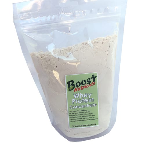 Whey Protein Concentrate 80% 500g - Boost Nutrients