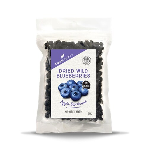 Organic Dried Wild Blueberries 150g  