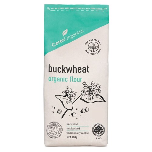 Organic Buckwheat Flour 700g  (Best Before - 24th June 2024)