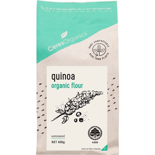 Organic Quinoa Flour 400g (Best Before  - 9th of Nov.2023)