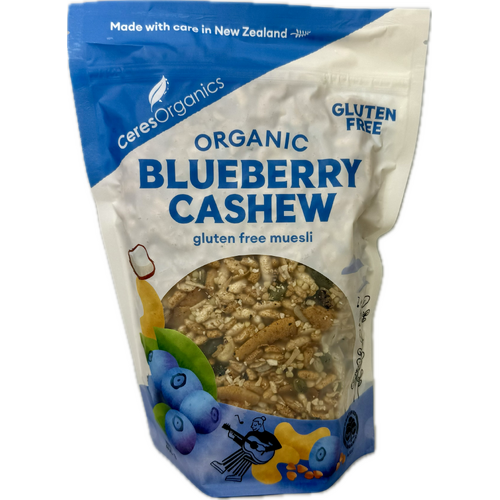Organic Blueberry Cashew Muesli 400g 